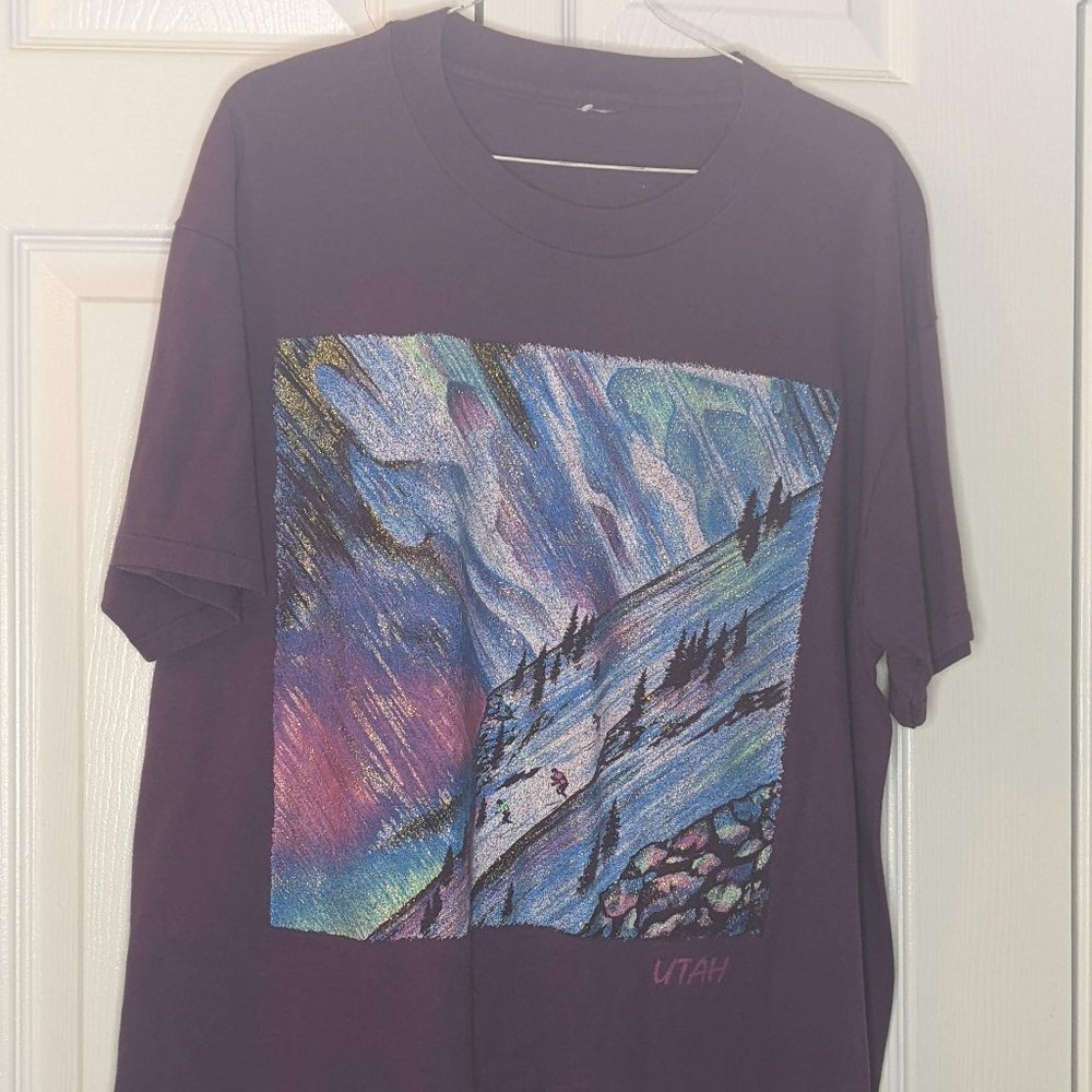 Vintage Abstract Scenic Tee